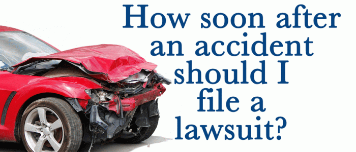 filing a lawsuit after a car accident