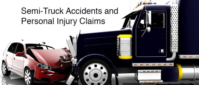 how personal injury claims work with semi-truck accidents