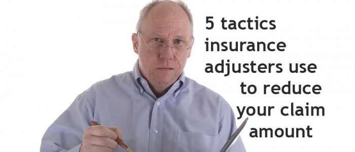 insurance adjuster reduces claim