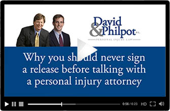 Why you should never sign a release without talking to an attorney