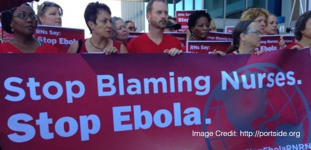 nurses fight for better ebola safety procedures