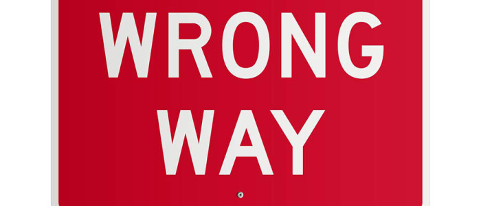wrong way driving signs prevent truck accidents