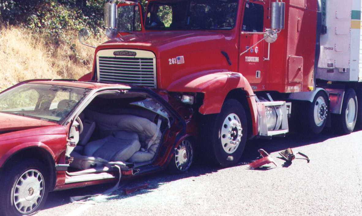 truck accident involving a car