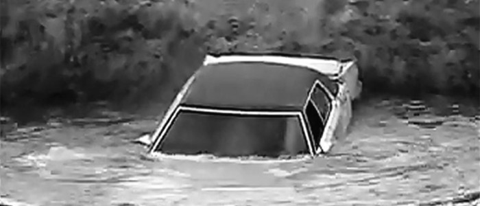Car accident in water