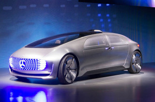 Mercedes prototype self driving car
