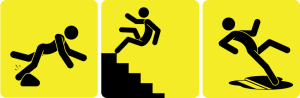 Different categories of slip and fall accidents