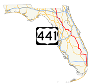 Florida US Hwy 441