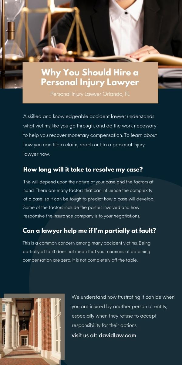 Why You Should Hire A Personal Injury Lawyer Infographic