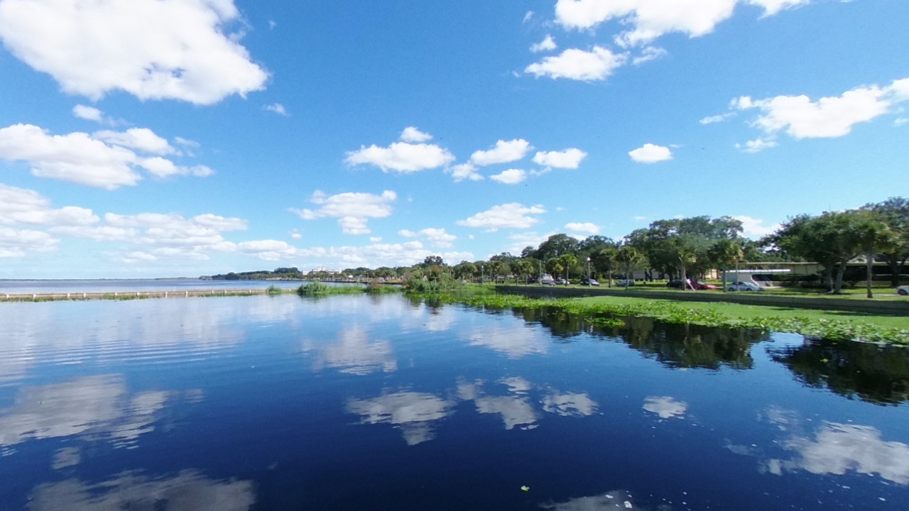 Water at Fort Mellon Park Sanford, FL